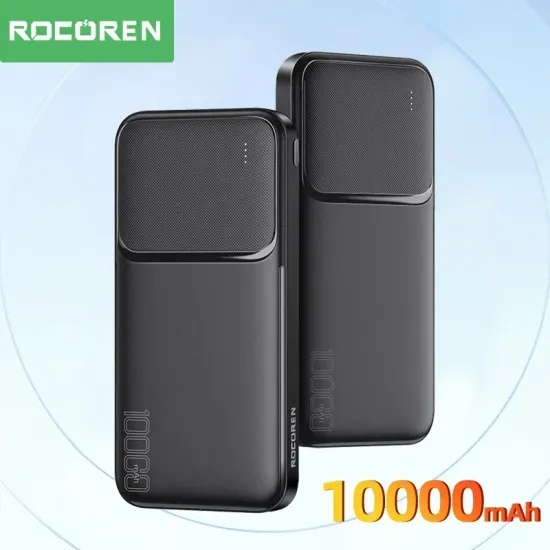 Rocoren 보조배터리 10000mAh 휴대용 충전기
