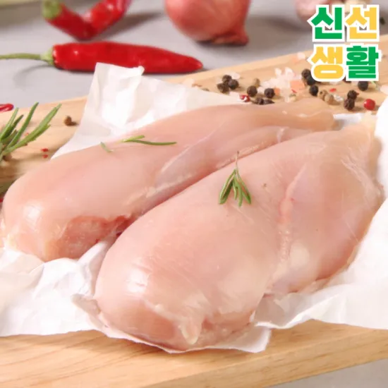 국내산 냉장 생닭 9호닭 1봉, 가자미순살 중(M) 10팩