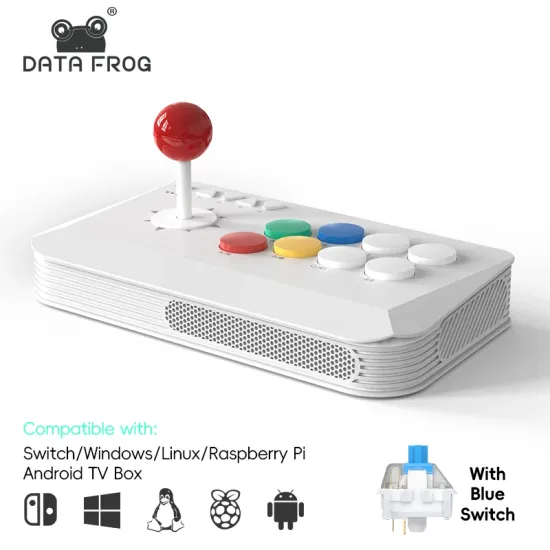 DATA FROG Y5A 아케이드 스틱 스위치 2 Windows용 무선 블루투스 2.4G 수신기