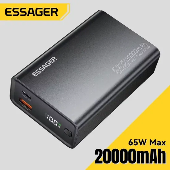 Essager 20000mAh PD 65W 보조배터리