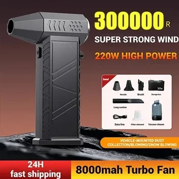 TOPZERO 330W 10포트 고속충전기 스테이션 X9 에어건 BLDC 300000RPM 8000mAh