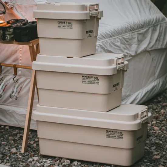 캠핑 수납 테이블 트렁크 정리함 30L