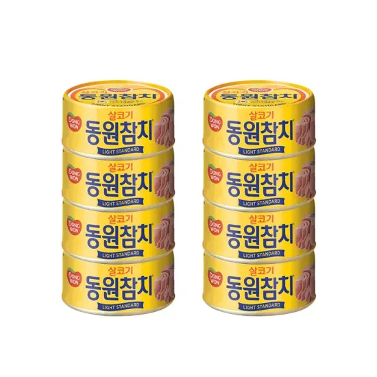 동원 라이트스탠다드 참치 150g 8캔