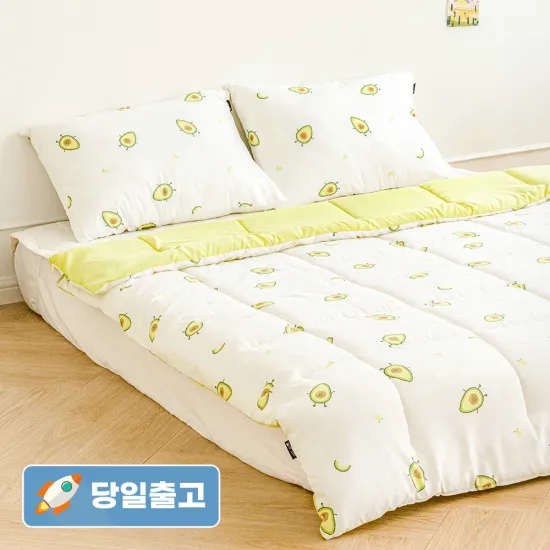 더자리 먼지없는 항균 데일리 차렵이불 1+1 냉감유지 프리미엄 암막커튼