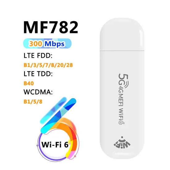 TIANJIE MF782D Wi-Fi 6 USB 모뎀 휴대용