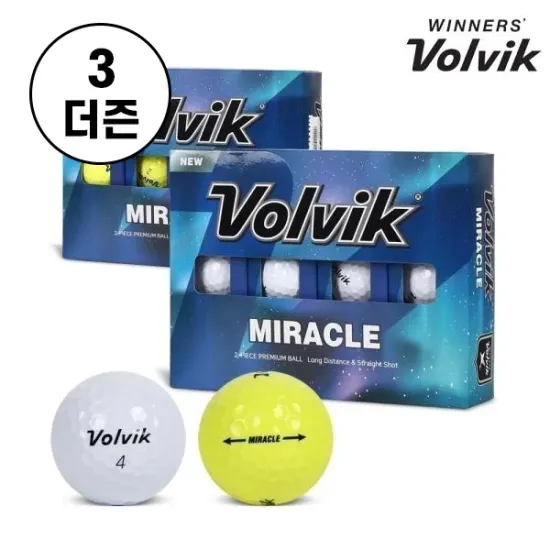 볼빅 NEW 미라클 프리미엄 골프공 12알