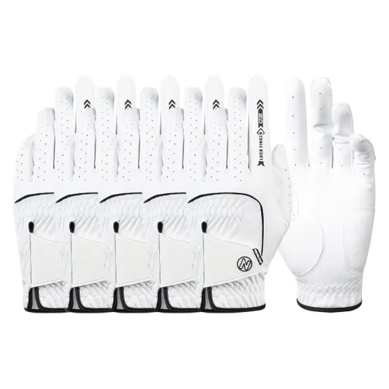 스틸헤드 헤드형 골프 스윙연습기 골프장갑 이중덧댐 5장세트