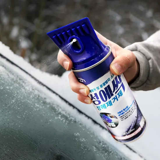 지엔 차량용 자동차 성에제거제 스프레이 420ml 1+1
