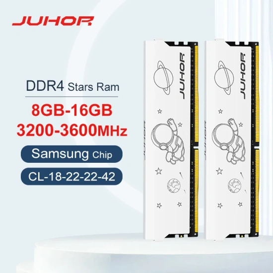 JUHOR DDR4 메모리 램 16G x 2개 3600 (코인필요)