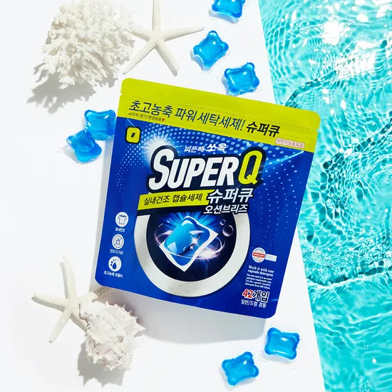 캡슐세제 슈퍼큐 오션브리즈 42캡슐