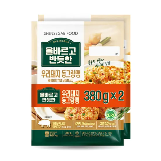 올반 우리돼지 동그랑땡 380g x 4팩