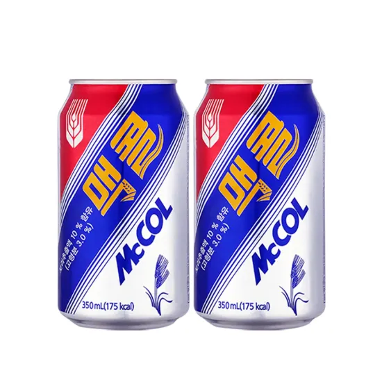 맥콜 350ML*24캔 보리 탄산음료 캔