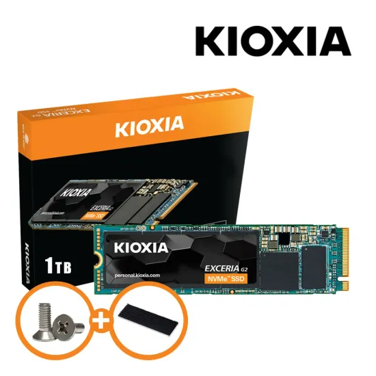 KIOXIA EXCERIA G2 NVMe 1TB (국내정품,D램이쓰,방열판 제공)