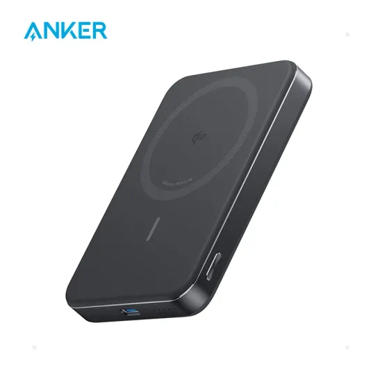Anker MagGo 보조배터리, 초슬림 10,000mAh 마그네틱 배터리 팩, Qi2