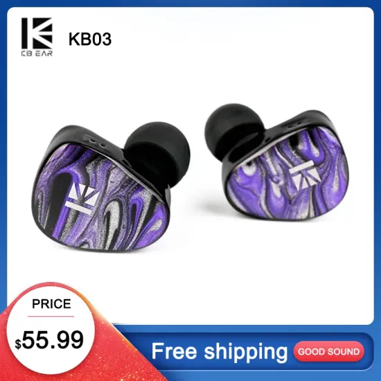 이어폰) 코인샵) KBEAR KB03 1DD+1BA+1BC