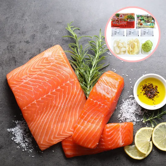 노르웨이산 딥스킨 연어 1kg