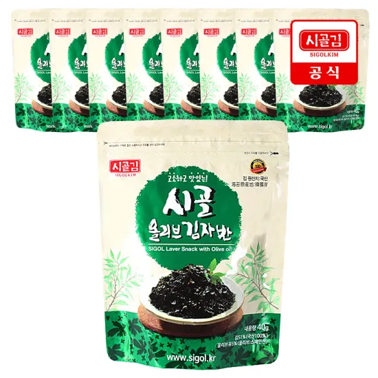 시골 올리브 김자반 40g 10봉 총 400g
