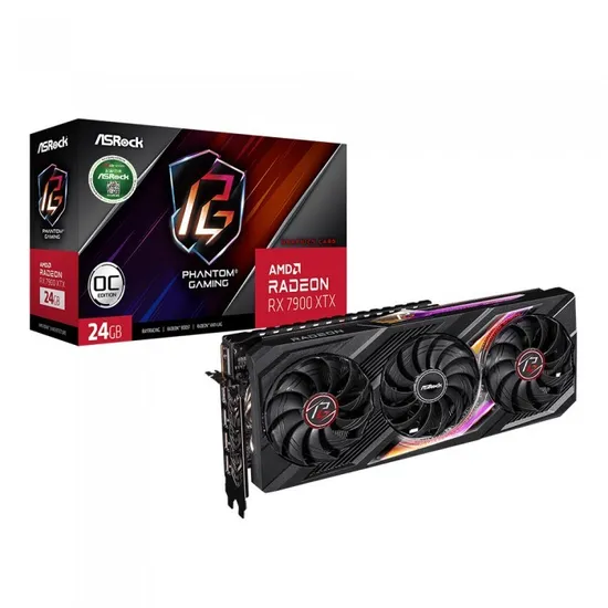 ASRock 라데온 RX 7900XTX Phantom gaming OC D6 24GB 대원씨티에스