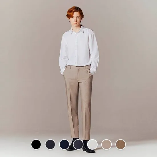 지오다노 쿨맥스 히든밴딩 슬랙스