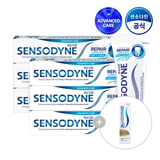 센소다인 리페어 앤 프로텍트 치약 100g 6개