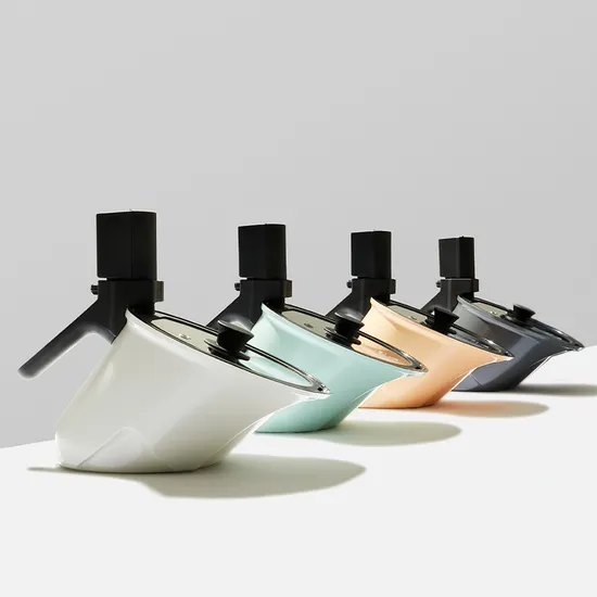 롤팬 자동회전 냄비