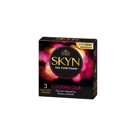 스킨 칵테일 콘돔 3개