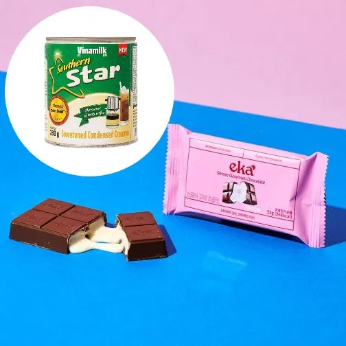 에카스모어고메초콜릿 55g*48개 비나밀크 응오이사오 연유 380g*2개