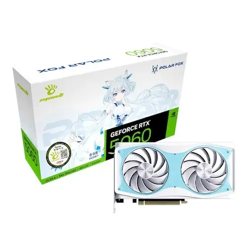 MANLI 지포스 RTX 5060 Polar Fox D7 OC 8GB