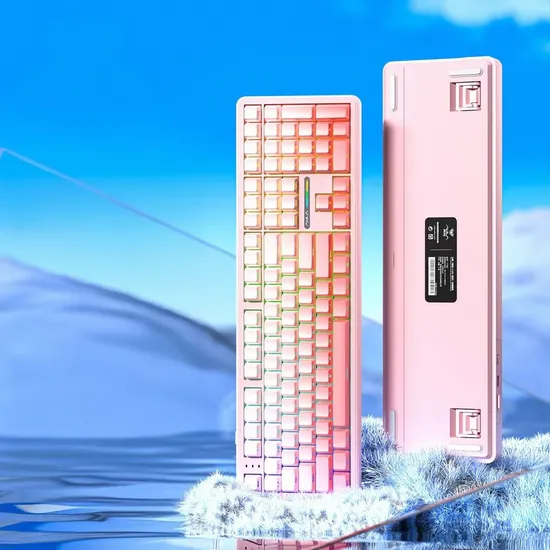 독거미 F108 유무선 기계식 키보드 솜사탕 경우축