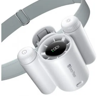 스페이스 플레이어 무선 휴대용 선풍기 허리 벨트 100단 조명등 외 다양