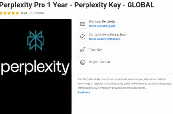 Perplexity Pro 1년 구독키