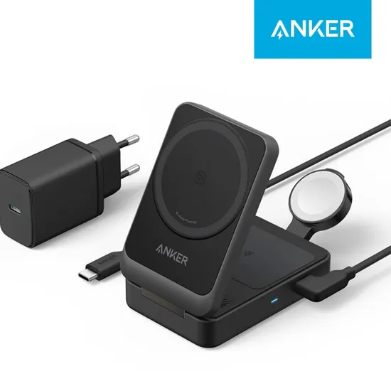 앤커 맥고 3-in-1 올인원 맥세이프 충전 스테이션