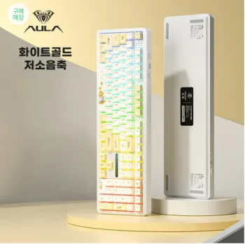 AULA F108 유무선 기계식 키보드 저소음축