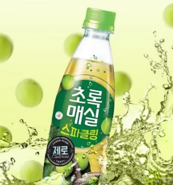초록매실 스파클링 제로 350ml 20개