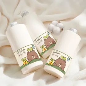 딥큐X라인프렌즈 코튼향 섬유유연제 1L 3개입 (총 3L)