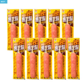 국내산 돈육 87% 육즙팡 통그릴후랑크 70g x 10개