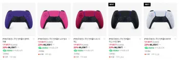 PS5 듀얼센스 무선 컨트롤러 60,000원