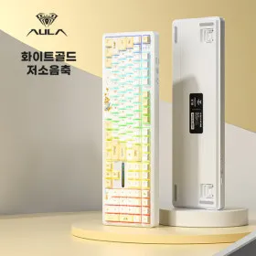 AULA F108 유무선 기계식 키보드 저소음축 사무실용