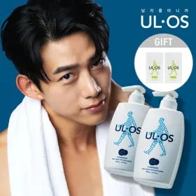 우르오스 스킨워시 500ml 2개 스킨밀크 2ml 사쉐 2개 증정