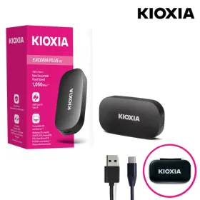 키오시아 EXCERIA PLUS G2 Portable 외장SSD 1TB 보관파우치 포함