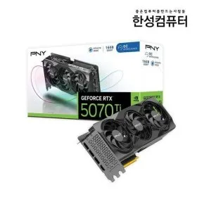 한성 PNY GeForce RTX 5070 Ti OC D7 16GB Triple Fan