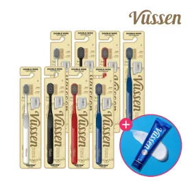 뷰센 더블와이드 칫솔 8개 뷰센C 미니치약 40g