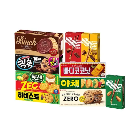 롯데웰푸드 비스켓 파이 11종 외 다양 10개