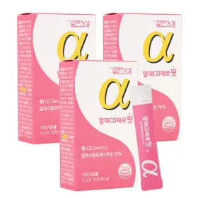 제로핏 알파 CD 알파시클로덱스트린 3박스 45포