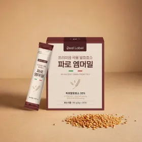 리얼라벨 파로효소 엠머밀 3g x 30포