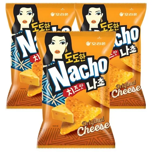 오리온 도도한 나쵸 치즈맛 155g 3개