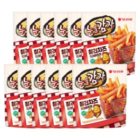 오리온 눈을감자 칠리치즈프라이즈 56g 12개입