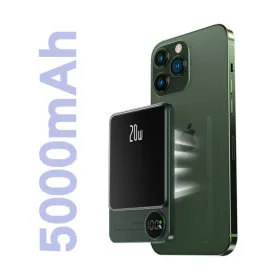 CYKE 맥세이프 무선 보조 배터리 2IN1 고속 충전 마그네틱 충전 배터리 Q9 5000mAh