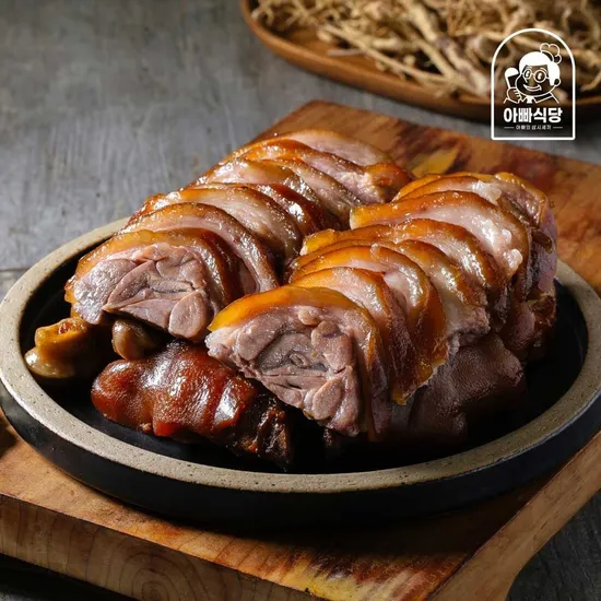 아빠식당 황기순살냉장족발 300g 4팩