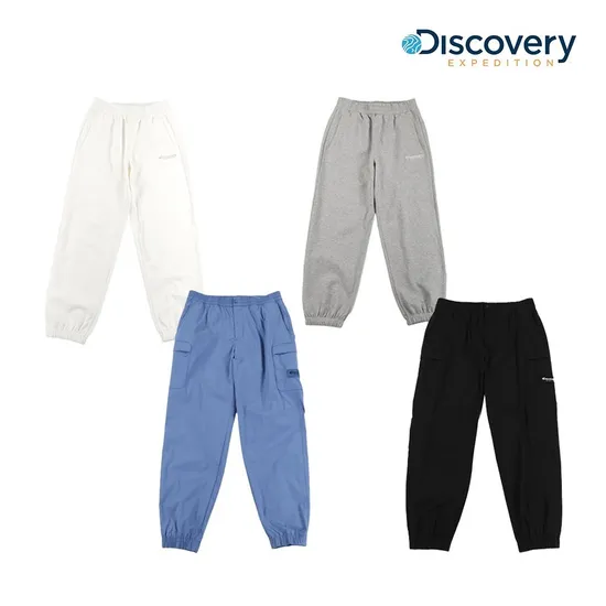 디스커버리 면스판 카고조거 팬츠